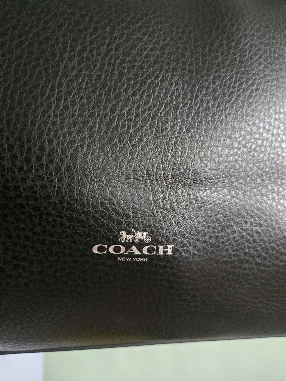 COACH Derby Tote Black Leather Red Suede Interior Back To School Laptop Bag 5866 - Picture 5 of 13